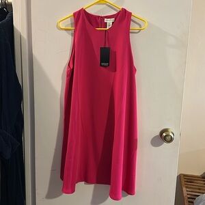 Adrienne vittadini high neck pink dress